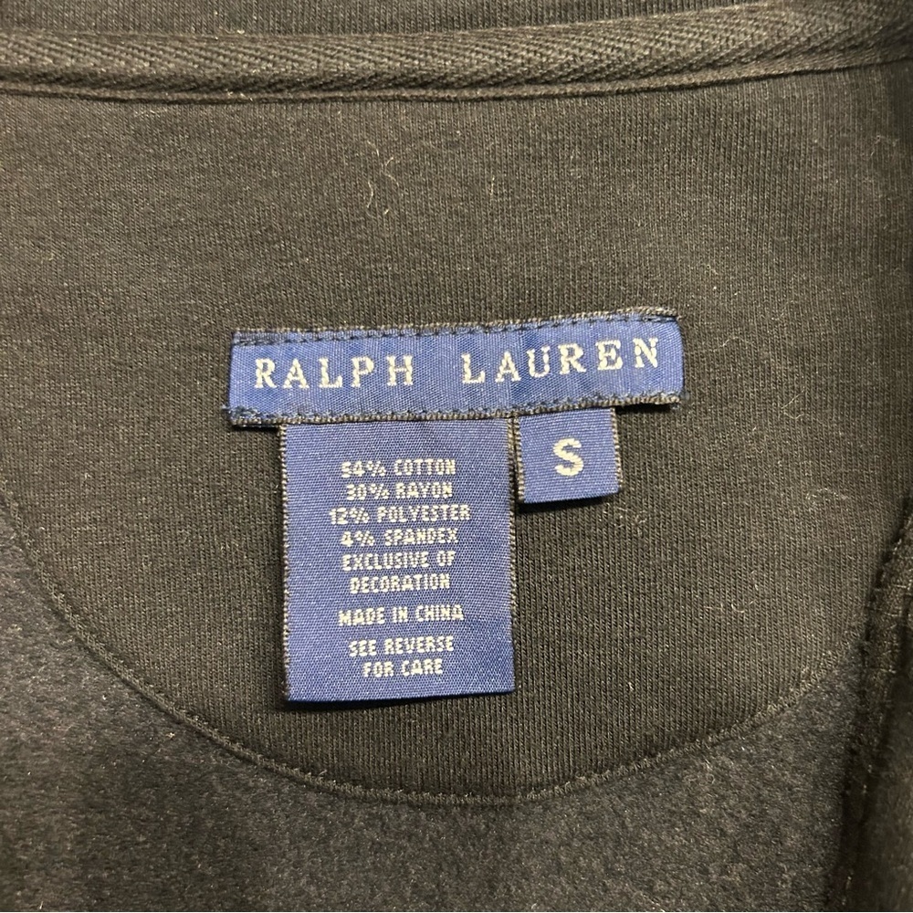 Ralph Lauren Women’s Black and Brown Soft Knit Blazer, Size Small - Picture 6 of 7